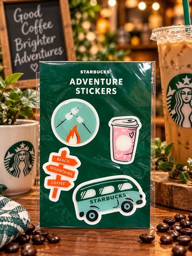 Starbucks adventure stickers - adventure,