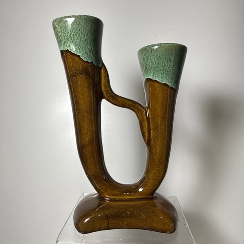Van briggle coffee teal double - coffee,