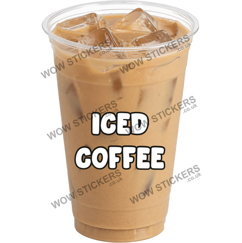 Coffee van sticker iced - coffee,