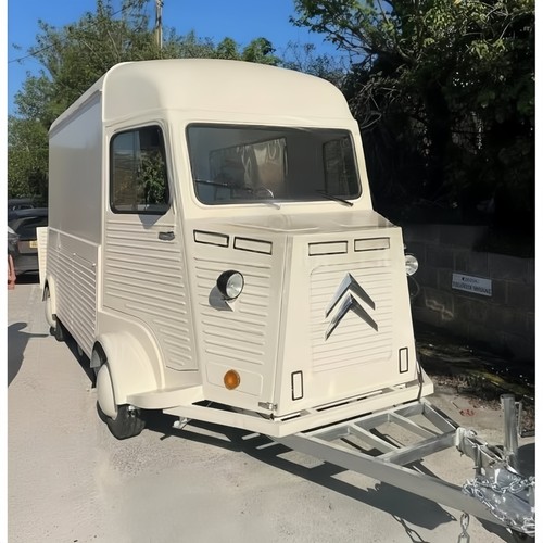 Vintage van style food trailer - vintage,