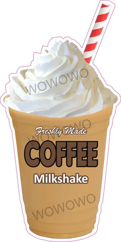 Ice cream van sticker - , coffee