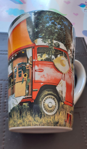 Coffee tea mug - with, camper