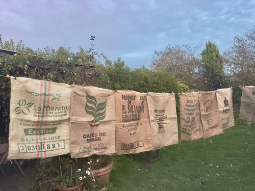 Hessian jute coffee - hessian, for