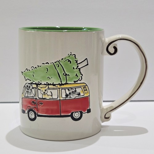 Christmas dogs van - christmas, coffee