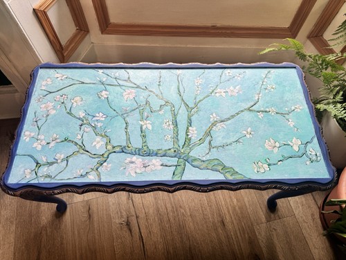 Hand painted coffee - hand, table