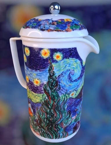 Coffee french press van gogh - coffee,