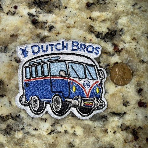Dutch bros van - bus, blue