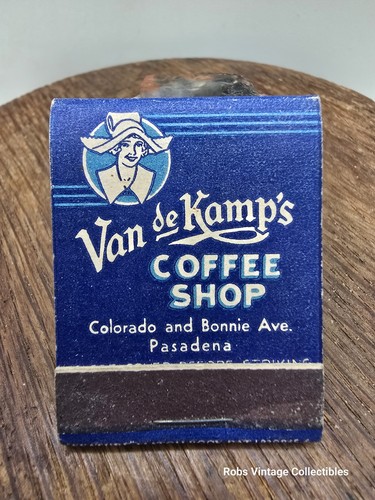 Matchbook van kamp coffee - van, de