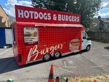 Catering van, Burger Van, Food
