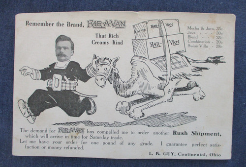 1900s kar van coffee - kar-a-van,