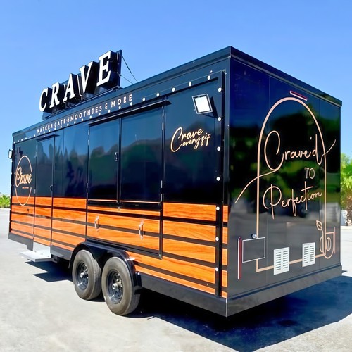 Mobile truck food trailer - truck,